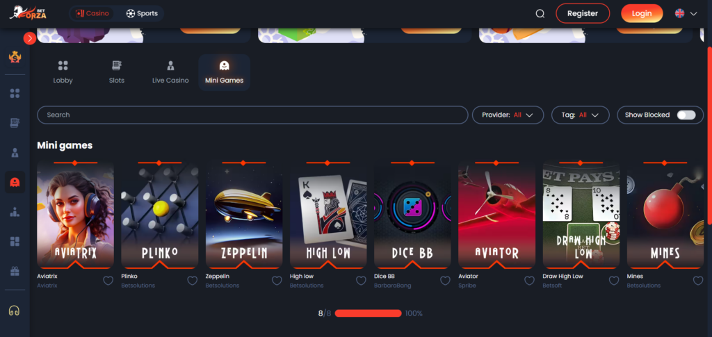 Discover the Thrills of Forza.Bet Casino & Sportsbook 9